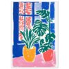 0edc65b3-f803-4a77-8b58-cbdcb384fb25.jpg Lámpara de colores y plantas en estilo abstracto, decoración moderna y artística.