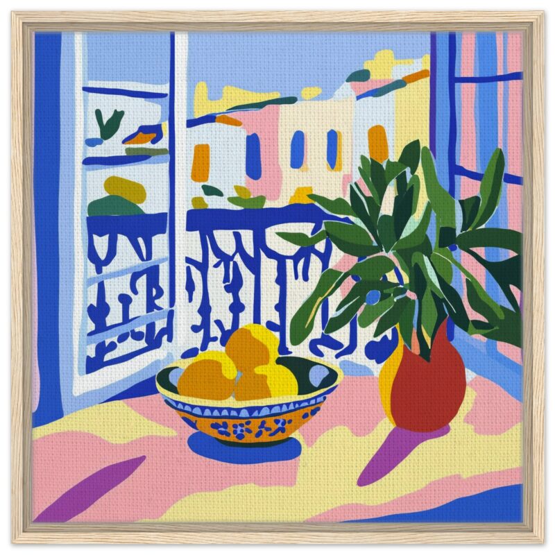 Ninguna, relevancia alta, imagen de estilo pintura digital de flores y naturaleza en interior.