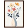 Filtros digitales para arte floral en un jarrón, estilo contemporáneo y moderno.