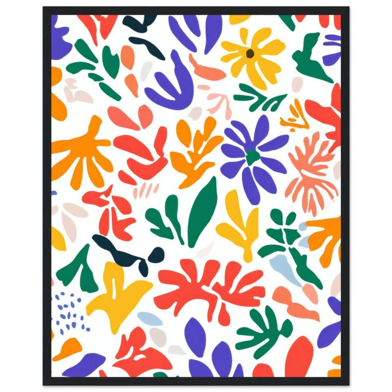 33612db1-b60f-4ae8-8e50-65edc1f508ee.jpg Diseño colorido de flores abstractas, obra digital moderna para decoración artística.