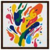 Colores vibrantes en pintura abstracta moderna, arte digital, decoración de interiores, obra original, estilo contemporáneo.