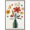 380a6fb2-4761-4e91-b05b-9c657cd754be.jpg Colorido cuadro de flores en estilo minimalista para decorar interiors elegantes.