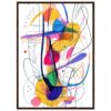 4681abcf-b334-45a4-930e-f2442f4eab8a.jpg Técnica de arte abstracto con líneas y formas coloridas en un lienzo moderno.
