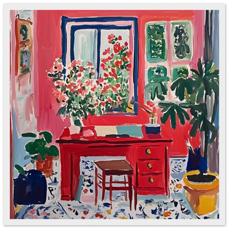 Vive la decoración con arte de styled floral en un ambiente colorido y lleno de vida.