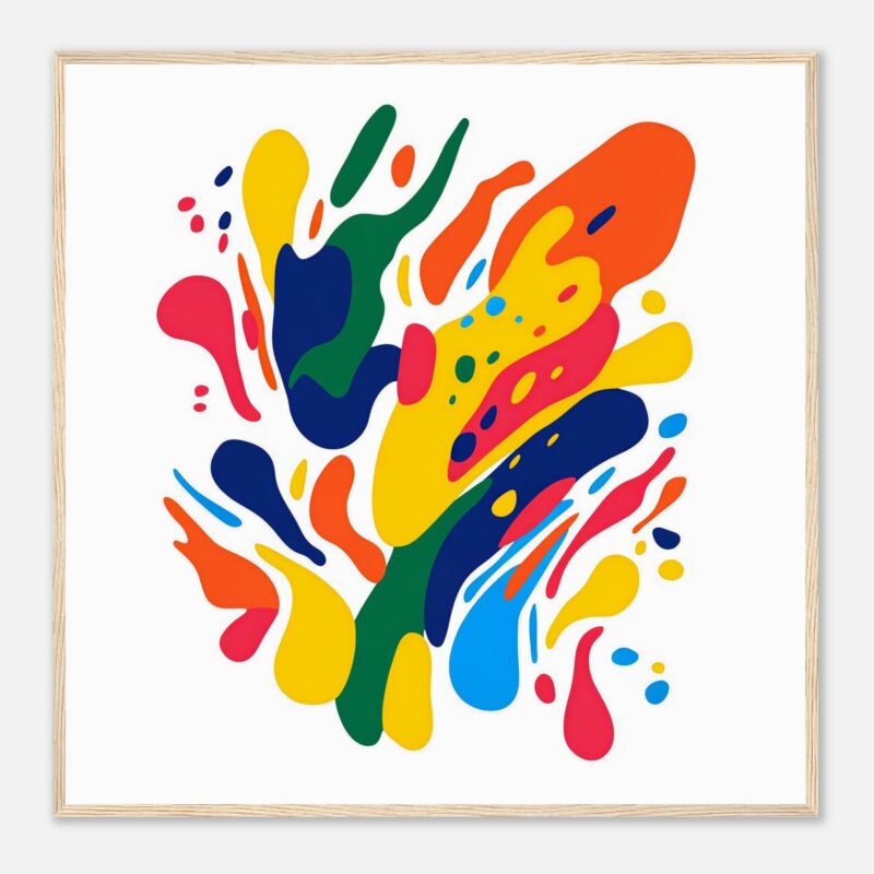 Colores vibrantes y abstractos en arte digital de Digiart Studio.