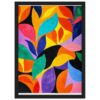 Colores vibrantes y formas abstractas en pintura moderna, obra de arte para decorar espacios creativos.