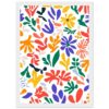 6d84b234-d97b-4fc7-8f22-5a3329d3c2e9.jpg Colores vibrantes y formas abstractas de flores y hojas en estilo artístico moderno.