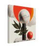 Elegante arte digital de estilo moderno con elementos naturales y geométricos en colores neutros y vivos.