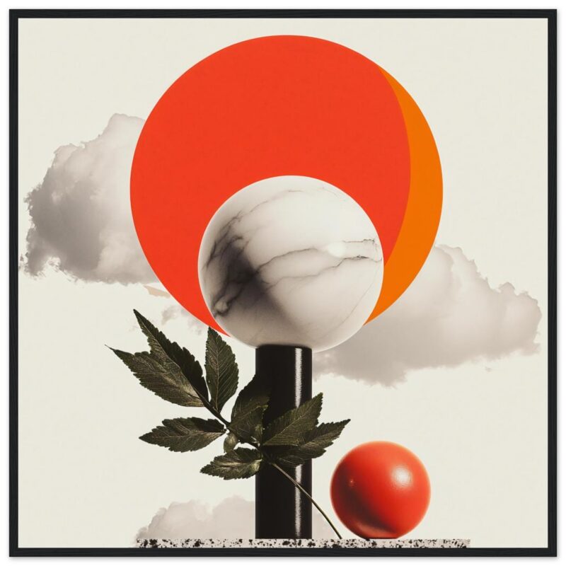 Crea una descripción visual y optimizada para SEO de la imagen en Digiart Studio, centrada en arte abstracto y diseño moderno.