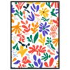 a4503c50-8ec3-4701-904e-c96fdbe85468.jpg Reflexión artística de flores abstractas en colores vibrantes para decoración moderna.