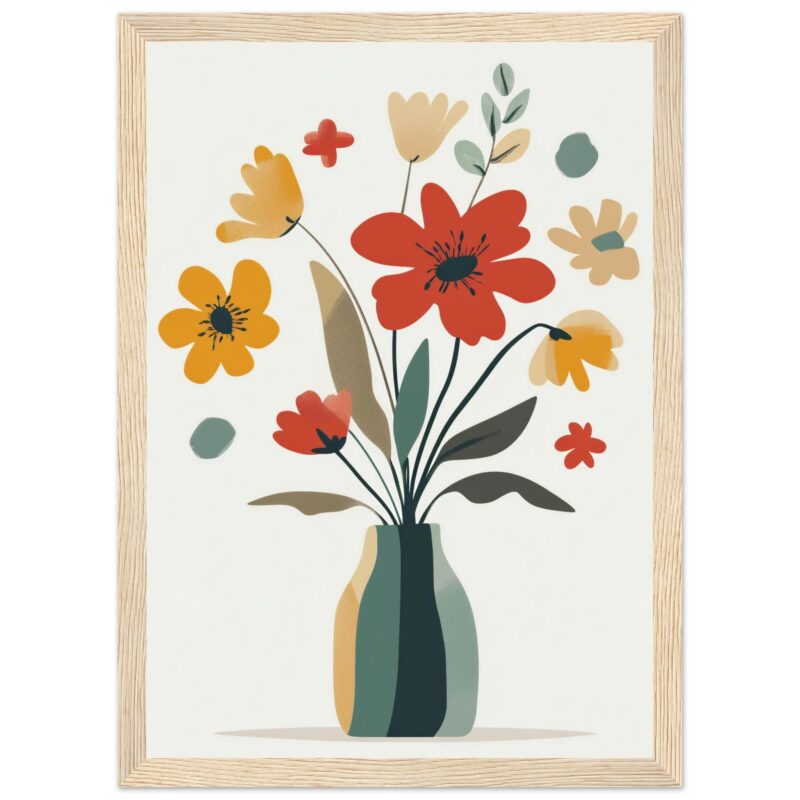 b0e71203-23f3-417a-b12c-9a06c7c98e83.jpg Flores modernas en jarrón, arte digital decorativo para hogares y oficinas.