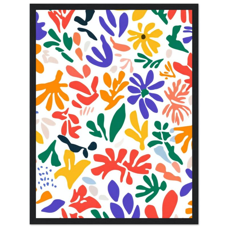 bdafaed4-7432-4669-a61f-ac3600d6063d.jpg Boceto de pintura abstracta con flores y formas coloridas en colores vibrantes.