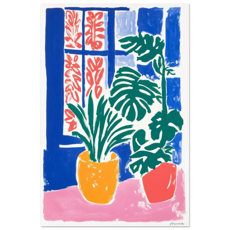 c8d55c86-93d9-41aa-816a-6bb573effe95.jpg Vasijas con plantas de estilo moderno y colorido en pintura digital.