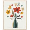 d2515b1d-bdd2-4311-b91d-2acfc25ef996.jpg Flores abstractas en jarrón con colores cálidos y modernos, diseño minimalista para decorar espacios elegantes.