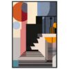 e5c88331-316e-4fc9-b109-fc2dc3277d33.jpg - Pintura abstracta moderna con formas geométricas y colores vibrantes.